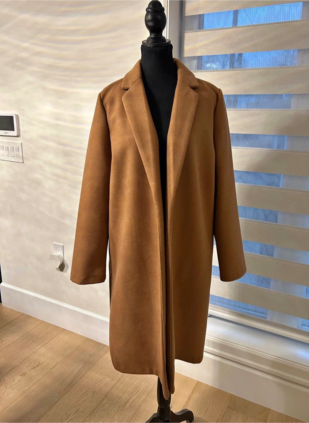 Tan Brown Coat - Size M new with tag