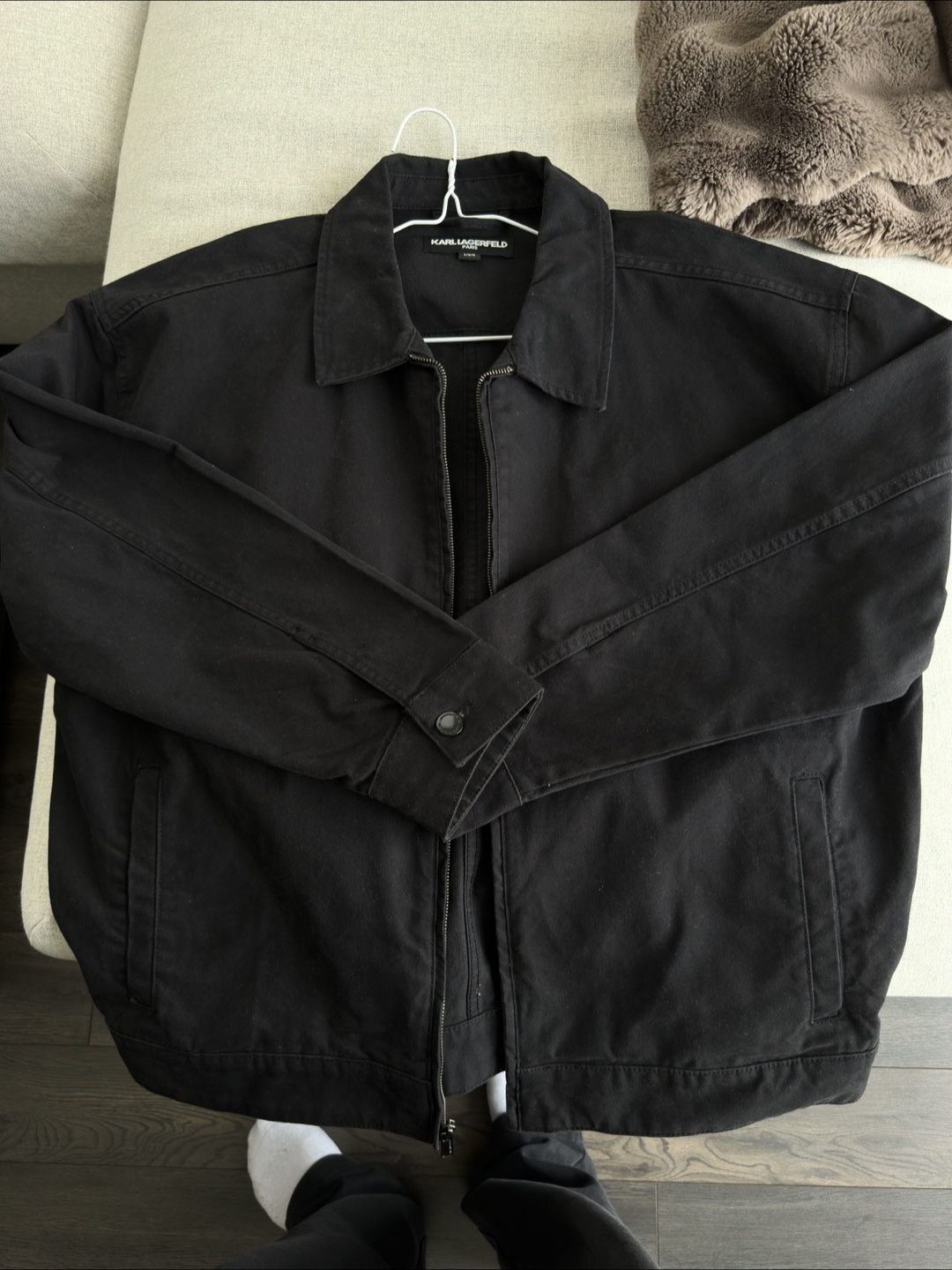 NEW Karl Lagerfeld Paris Black Jacket - Size L