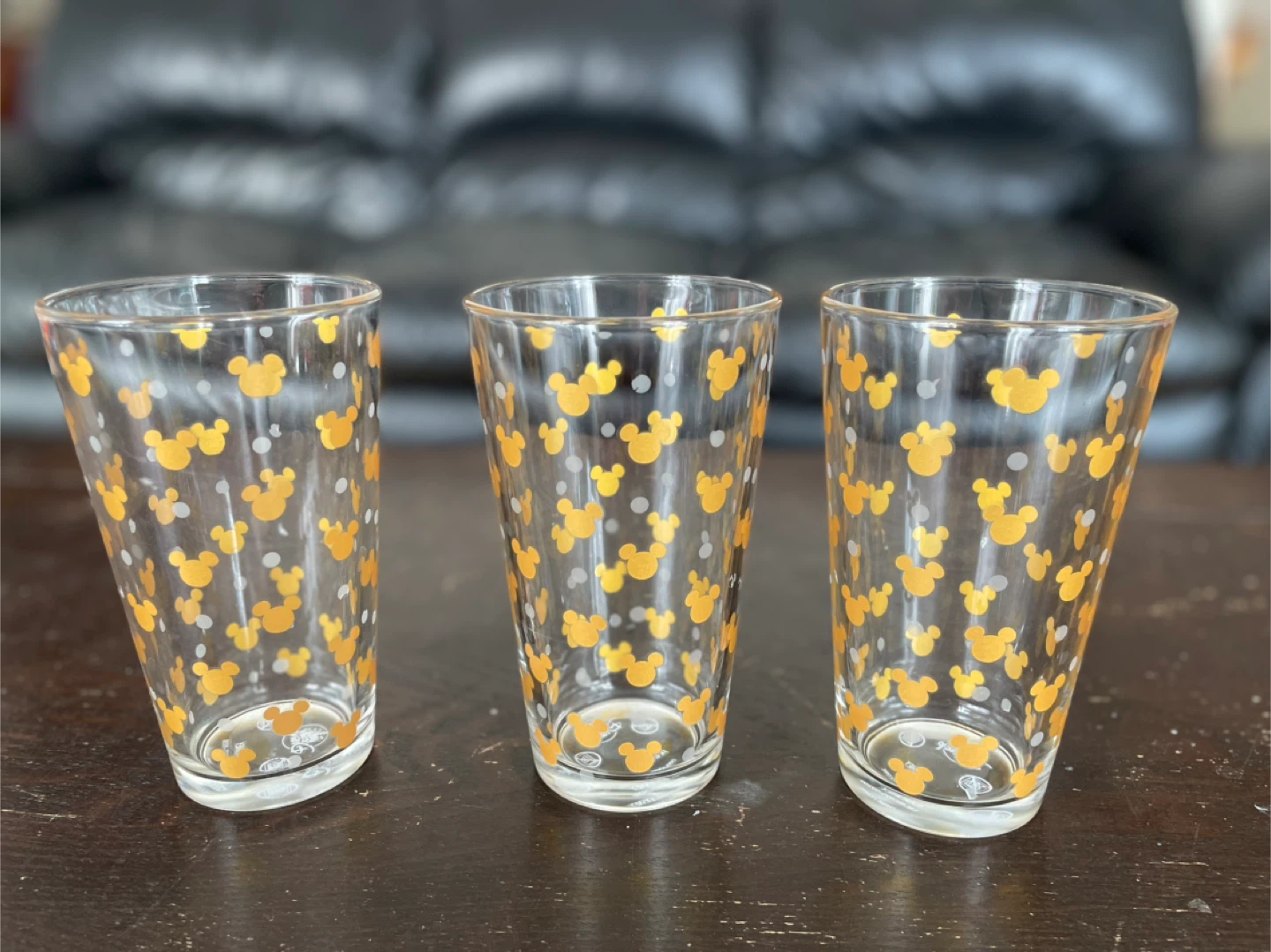 Disney Mickey Mouse Glass Tumblers