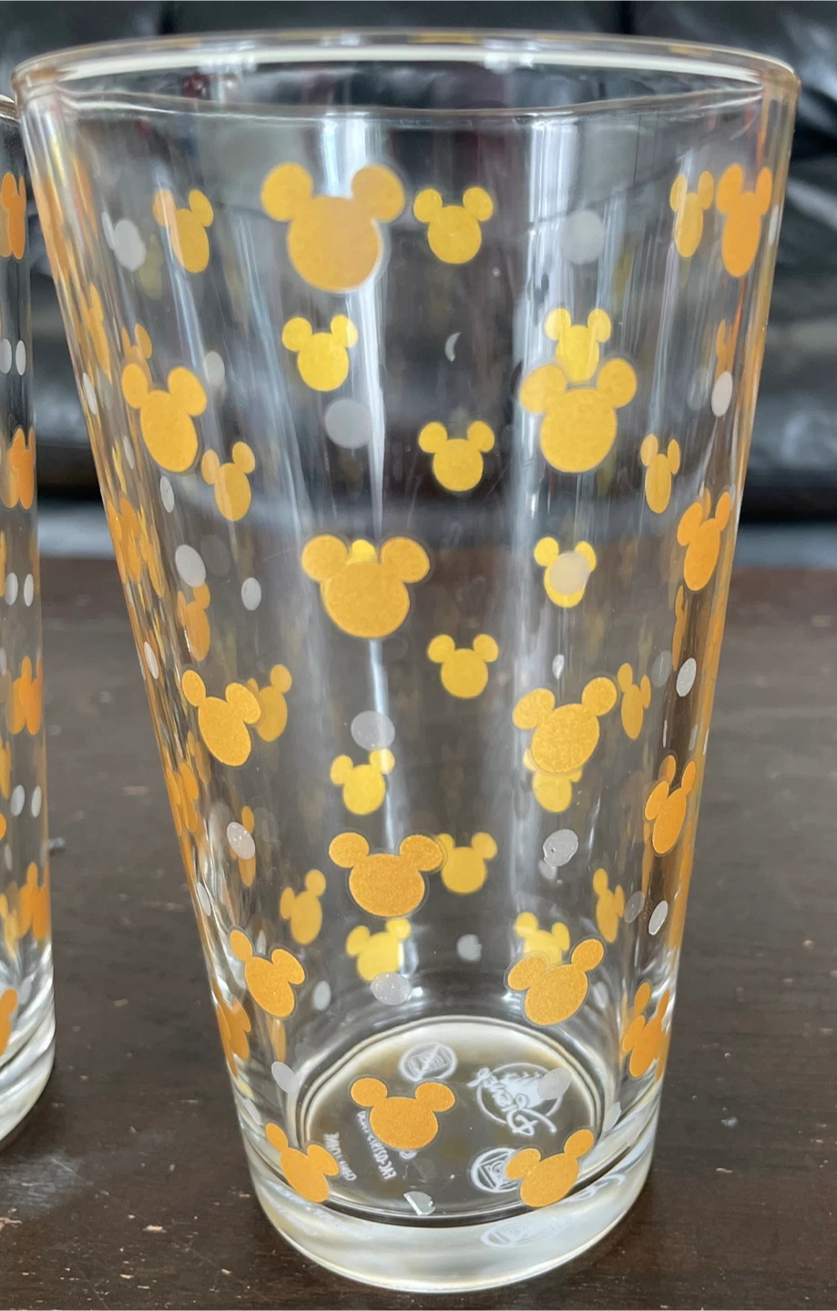 Disney Mickey Mouse Glass Tumblers - photo 2