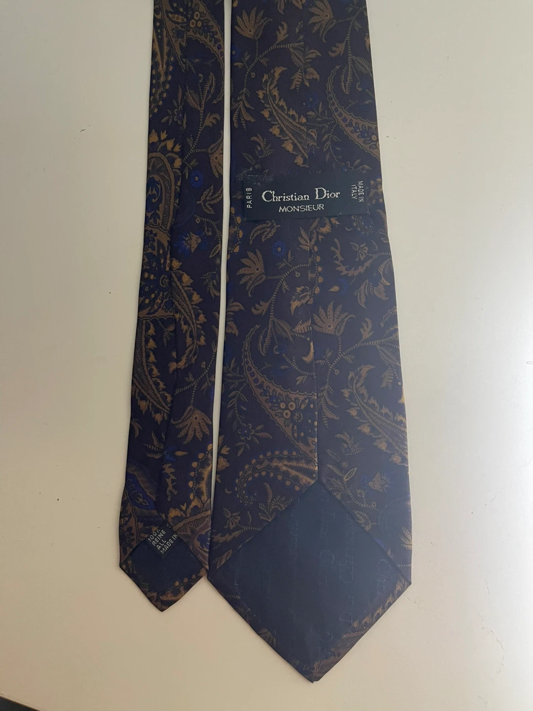 Christian Dior 100% Silk Tie