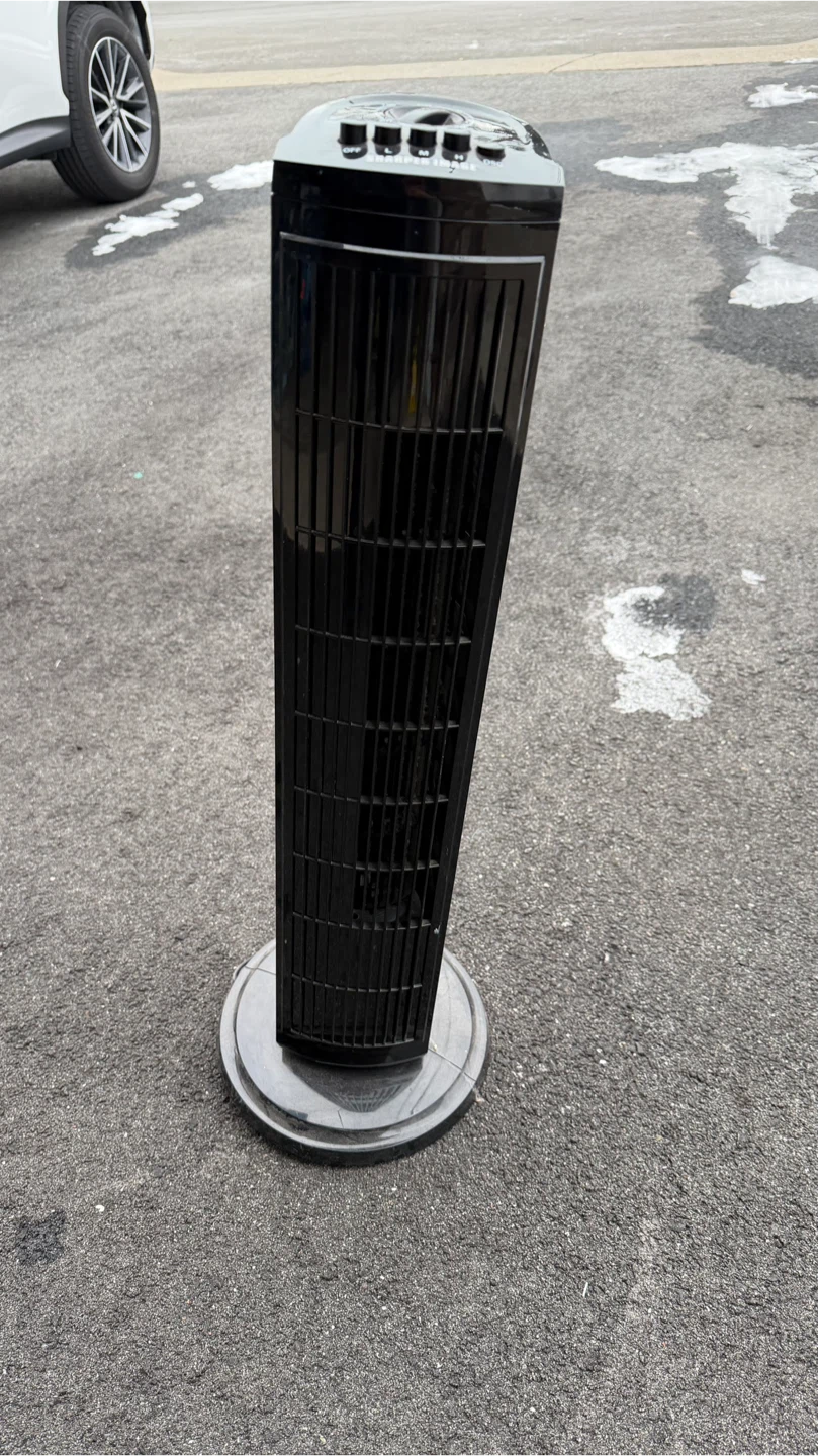 Sharper Image Black Tower Fan - photo 2