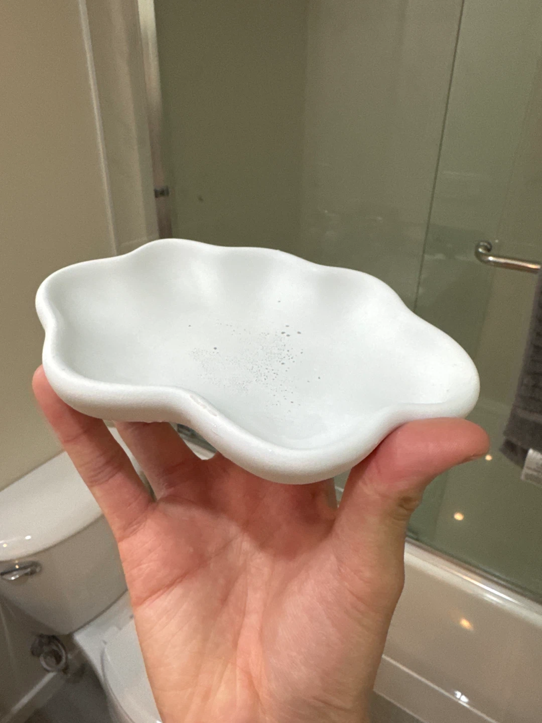 White Cloud-Shaped Soap Dish