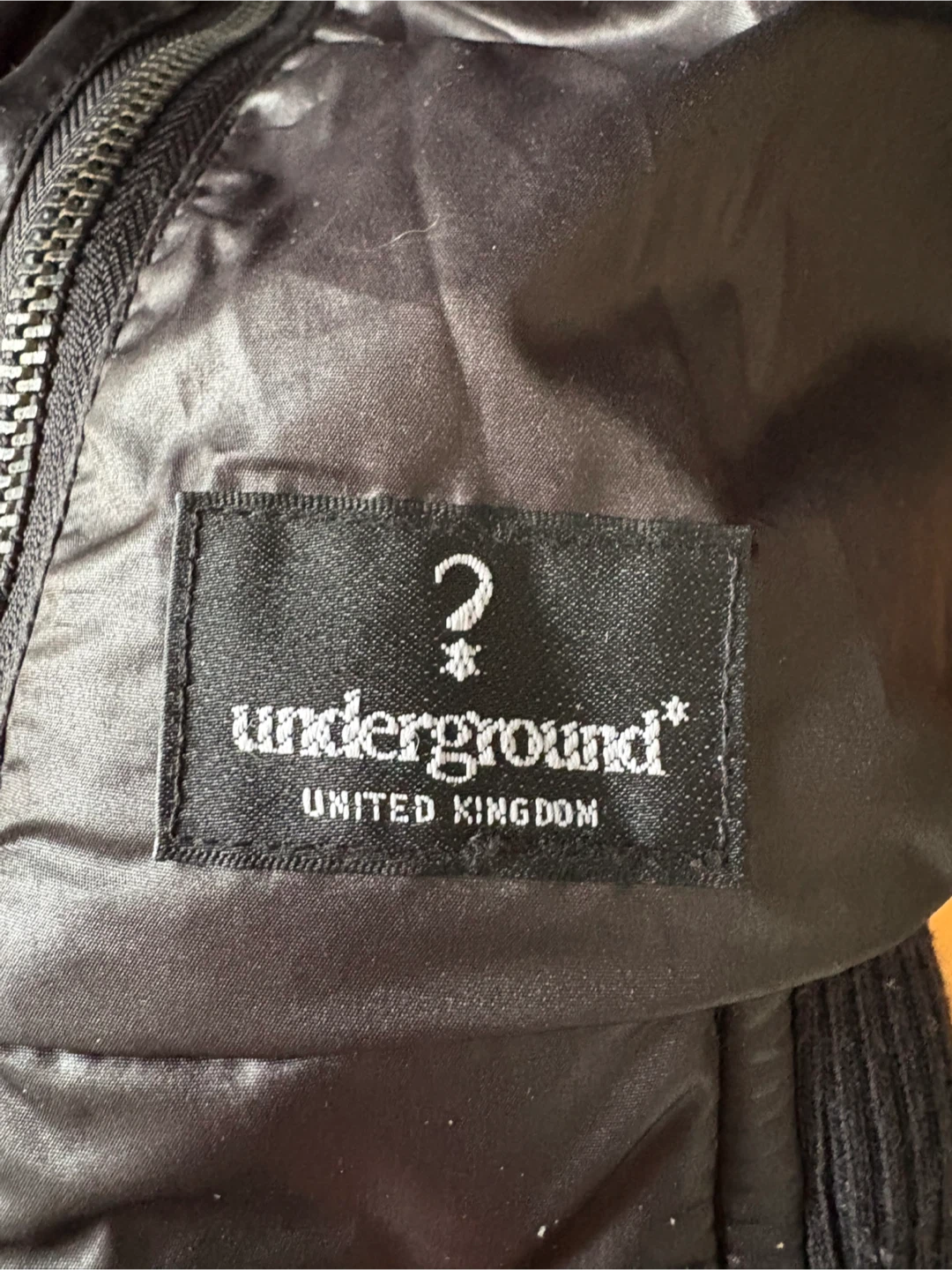Underground UK Black Hooded Jacket - photo 3