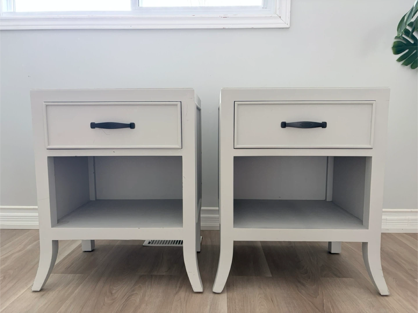 White Nightstands - Set of Two