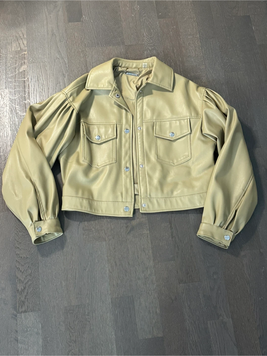 🫒 Tahari Leather Jacket - photo 2