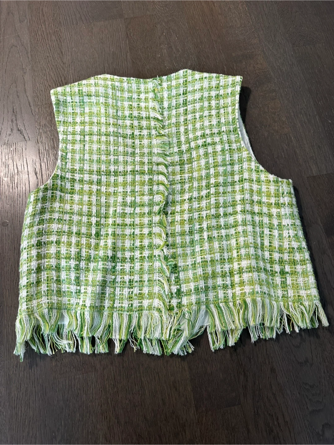 👑Zara Tweed Vest with Gold Buttons - photo 3