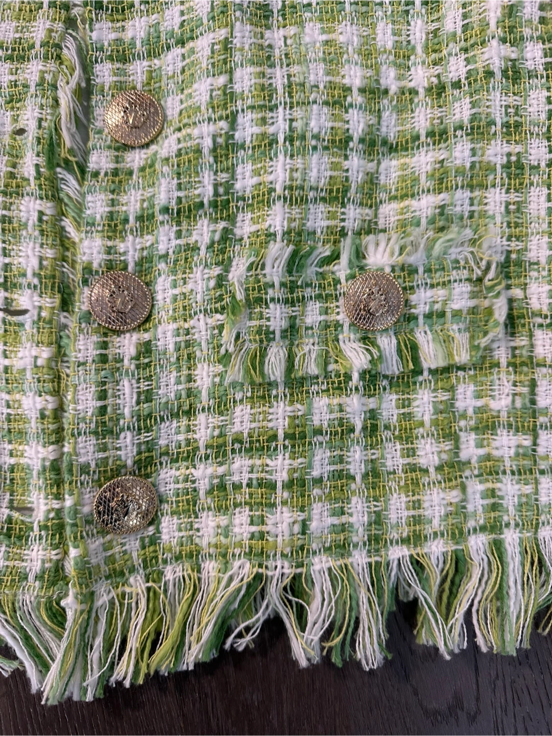 👑Zara Tweed Vest with Gold Buttons - photo 2
