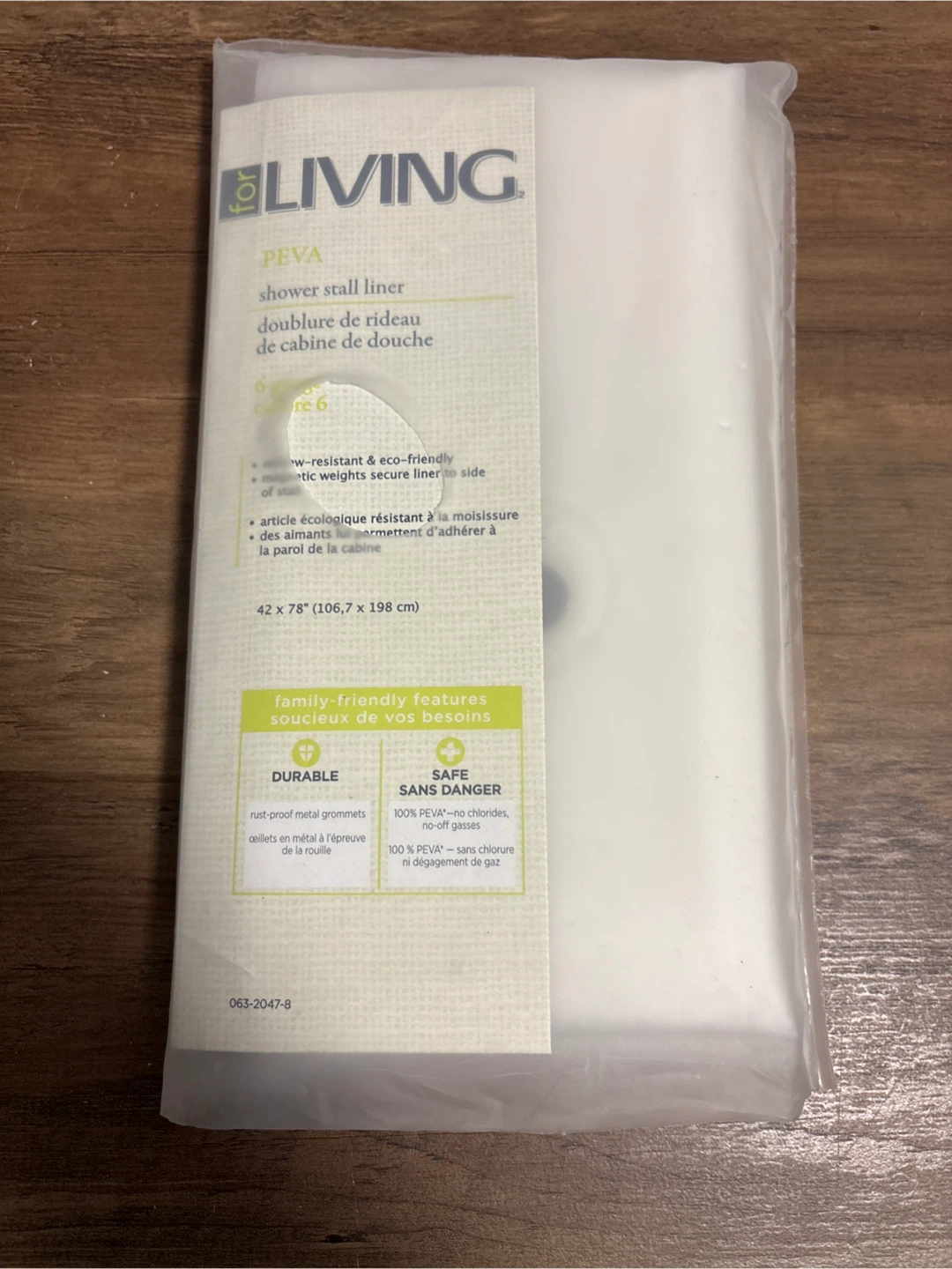 PEVA Shower Stall Liner - New!
