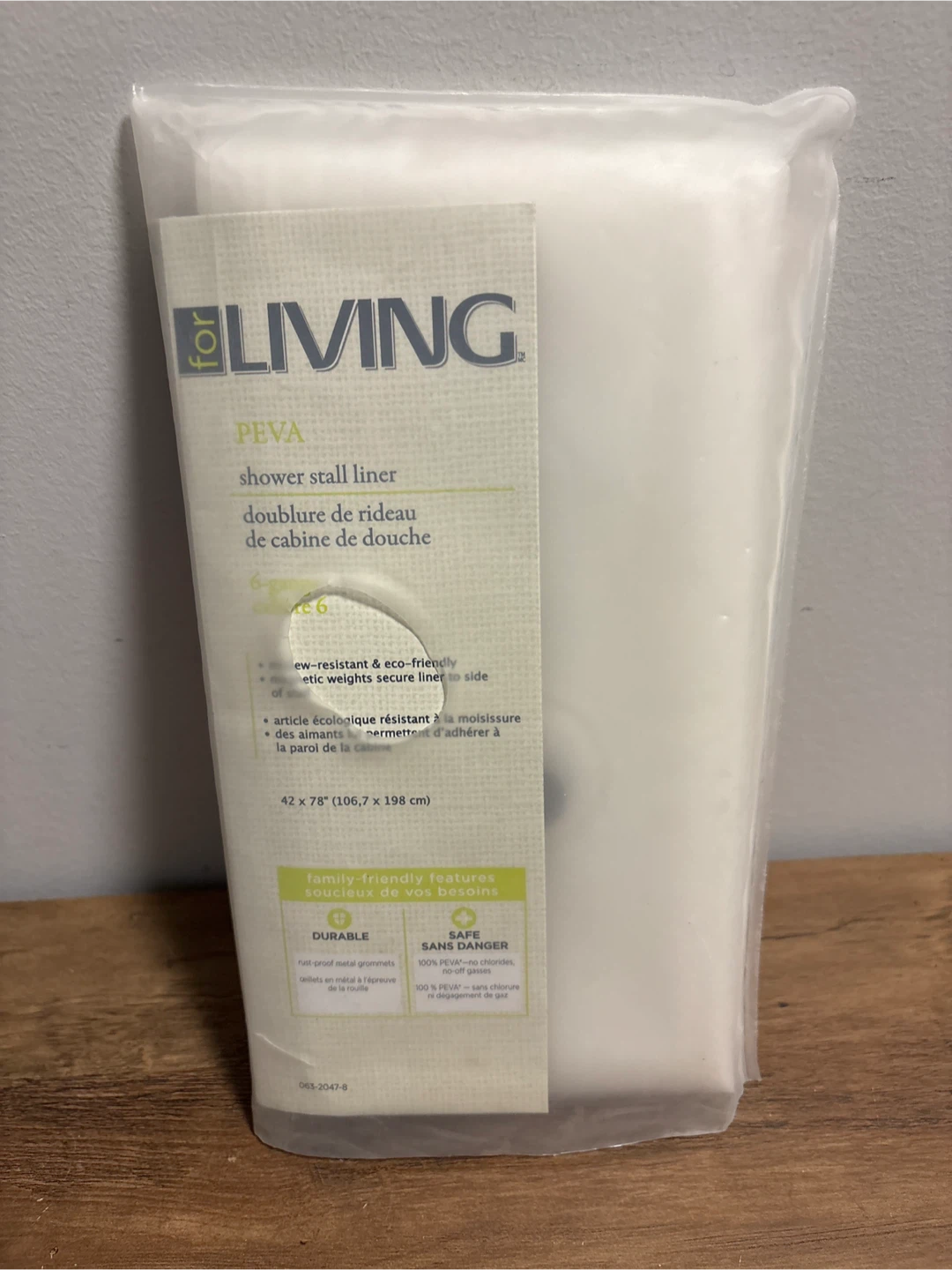 PEVA Shower Stall Liner - New! - photo 3