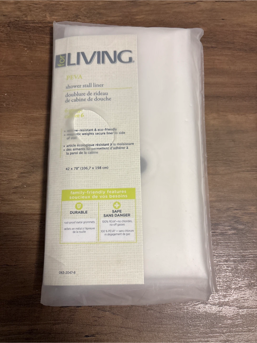 PEVA Shower Stall Liner - New! - photo 2