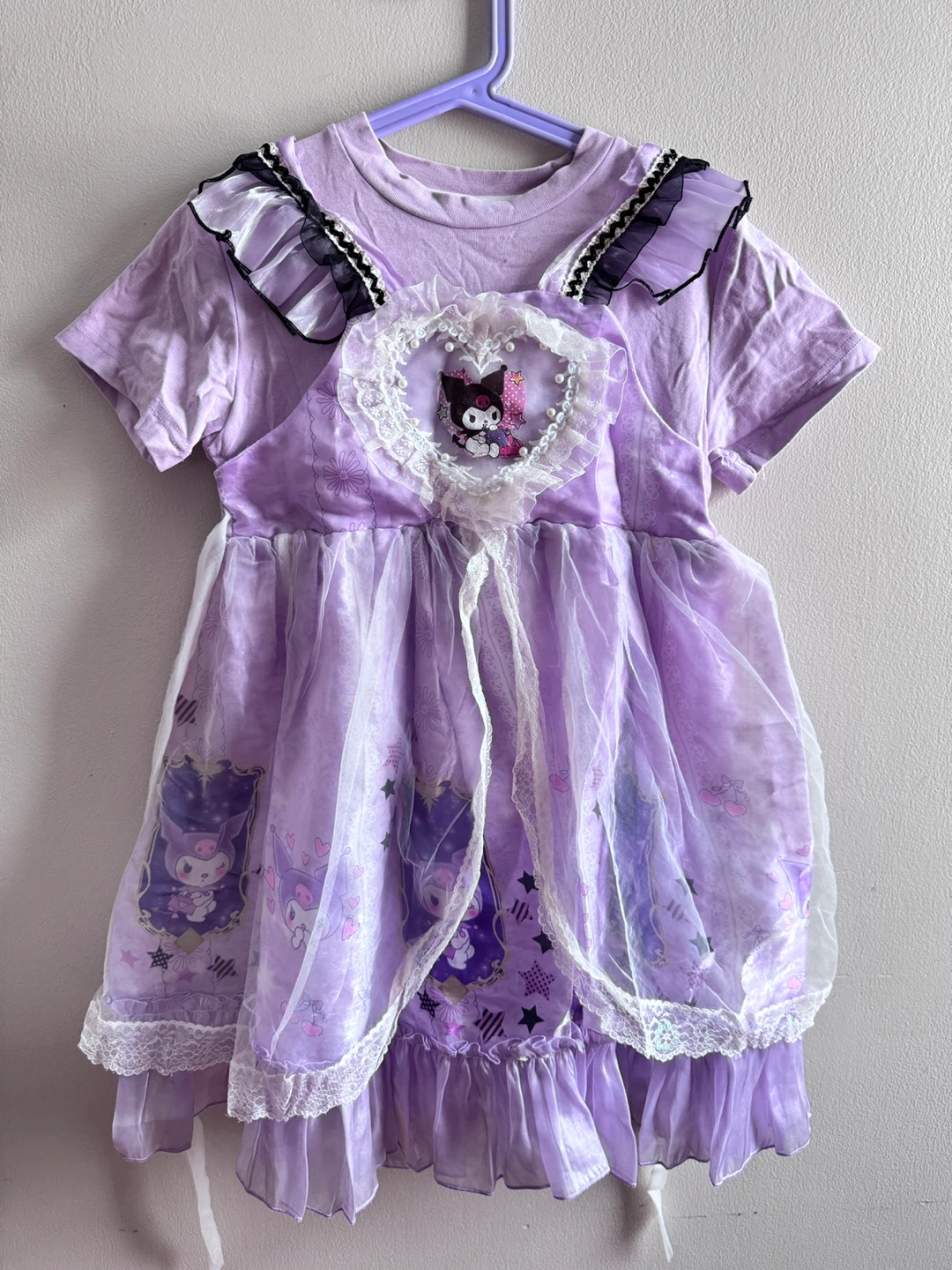 Kuromi Purple Dress Toddler size 5-6T