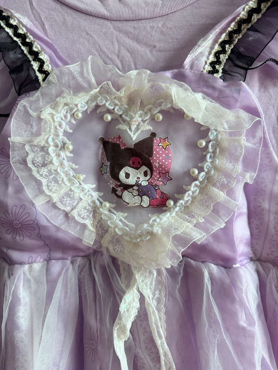 Kuromi Purple Dress Toddler size 5-6T - photo 2