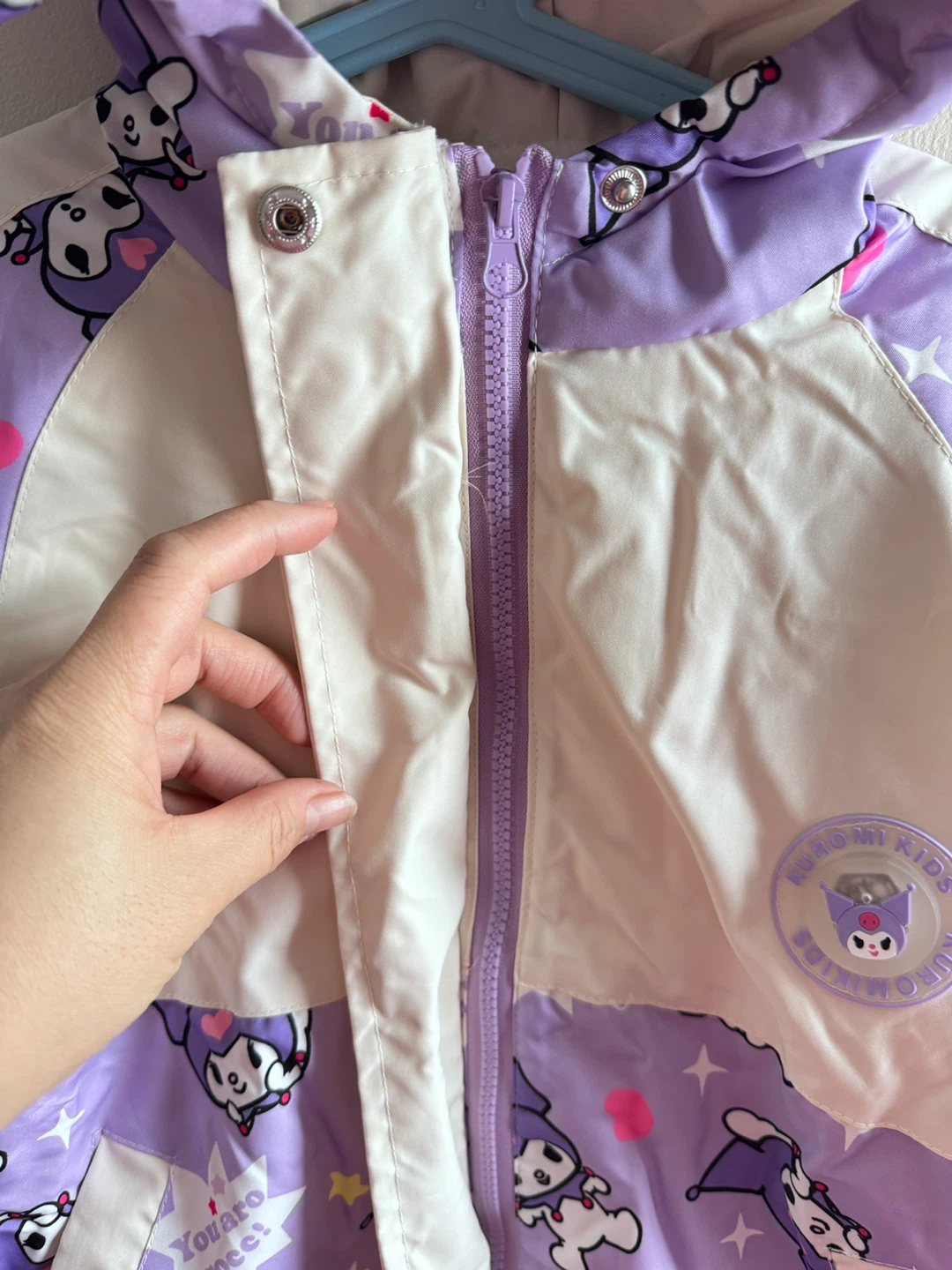 Kuromi Kids Purple & White Jacket Toddler size 5-6T - photo 2