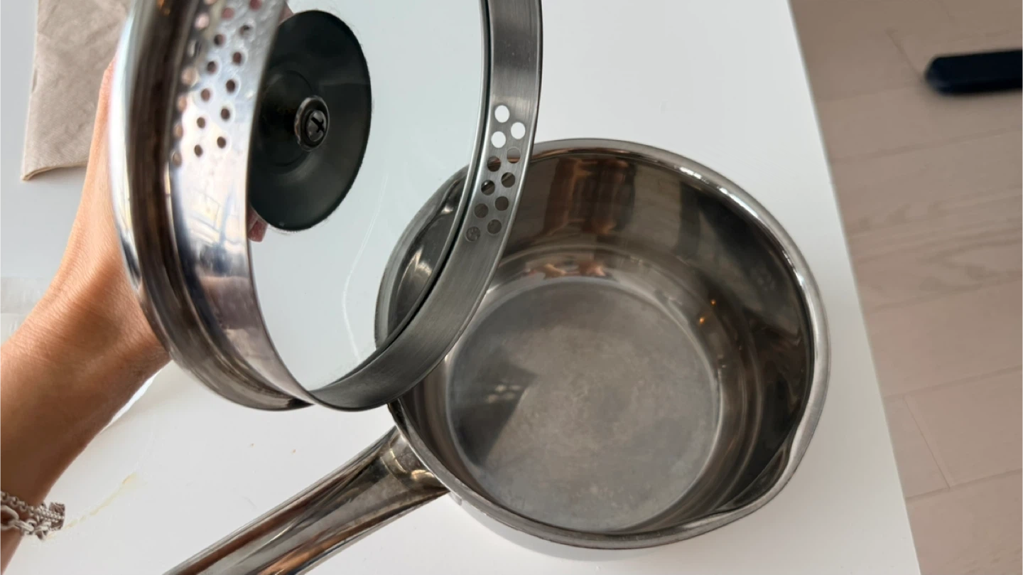 Stainless Steel Saucepan with Lid - photo 2