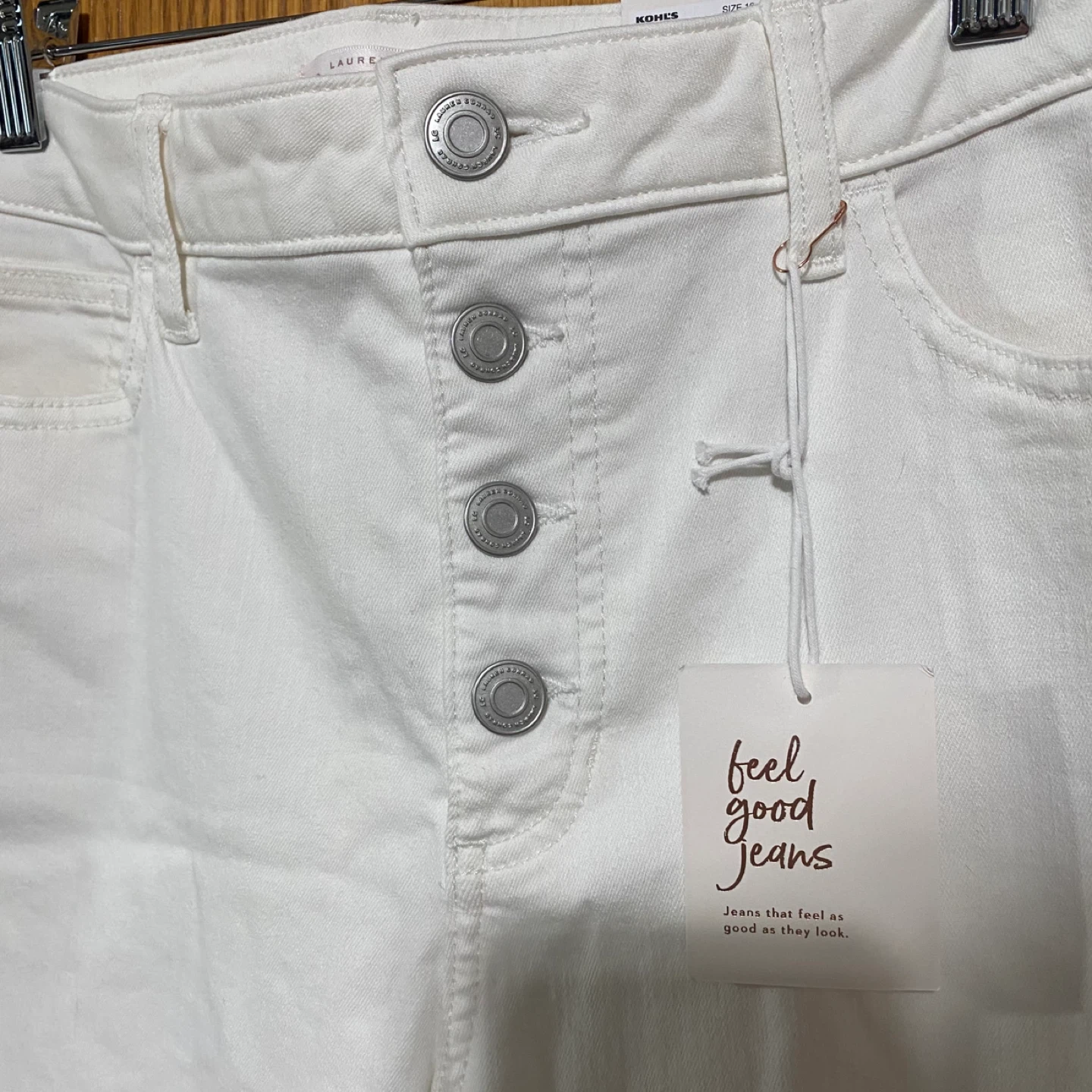 White High-rise skinny jeans by LC Lauren Conrad - photo 5