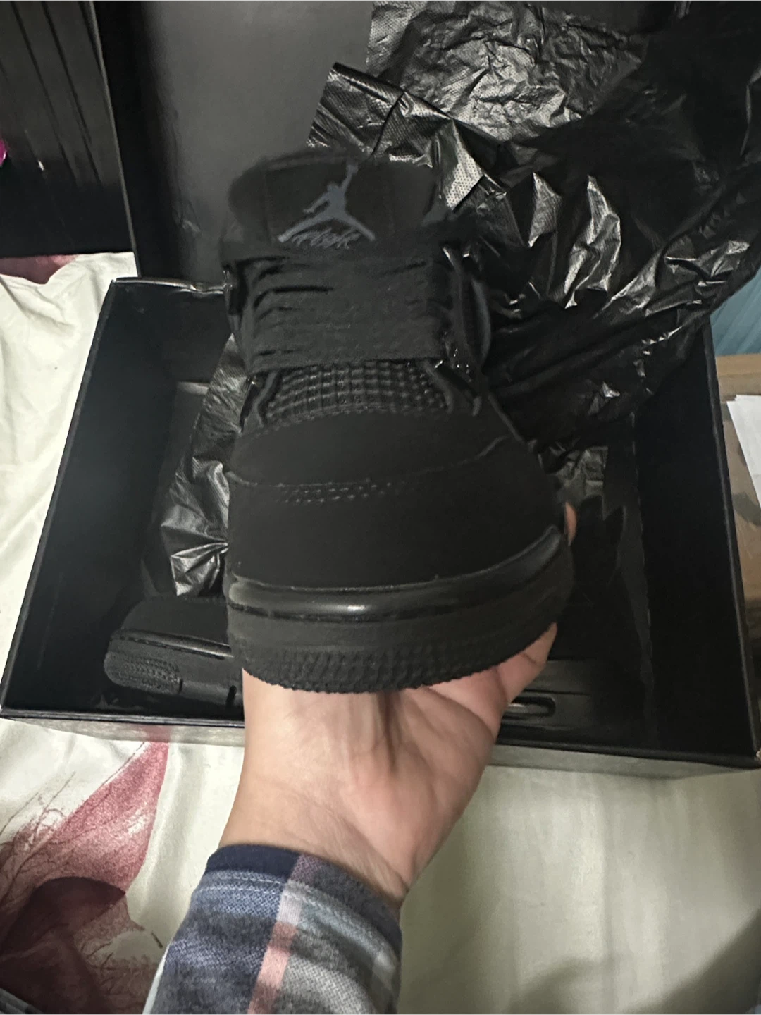 Jordan 4 Retro Black Cat - Size 8.5 - photo 4