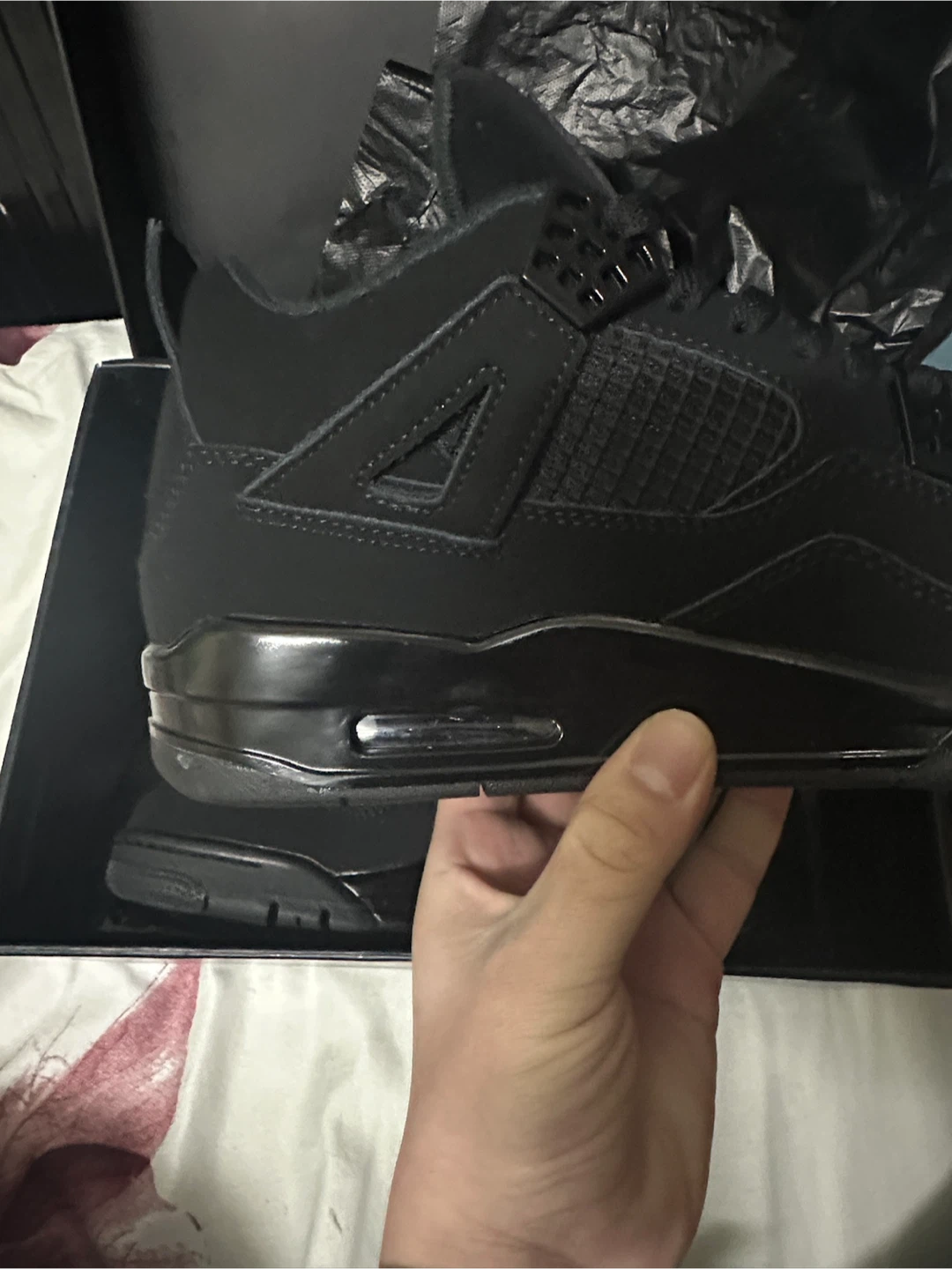 Jordan 4 Retro Black Cat - Size 8.5 - photo 3