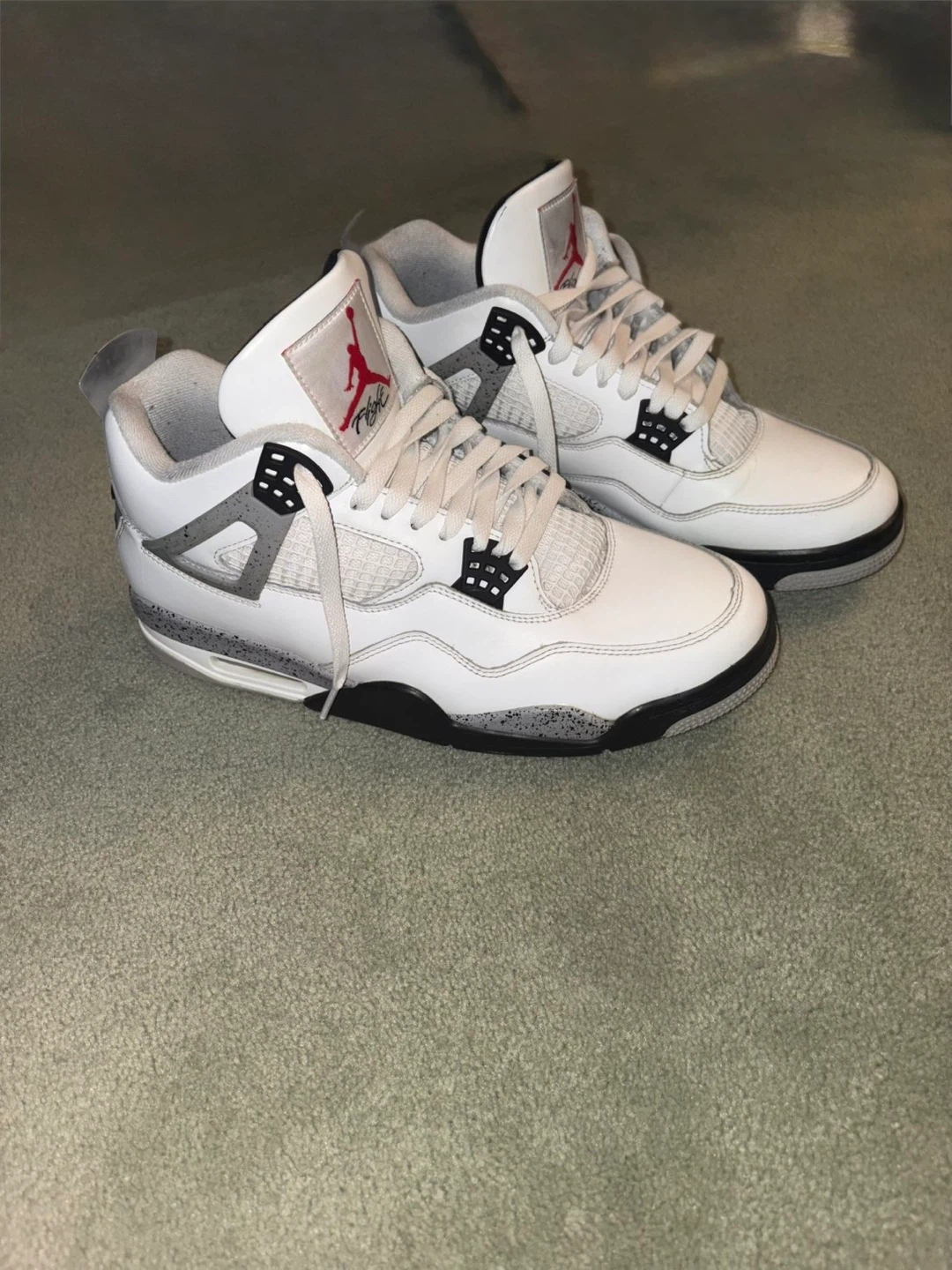 Nike Air Jordan 4 Retro White Cement US 11 - photo 4
