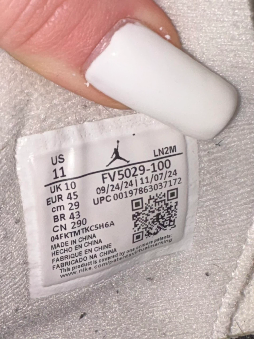 Nike Air Jordan 4 Retro White Cement US 11 - photo 5