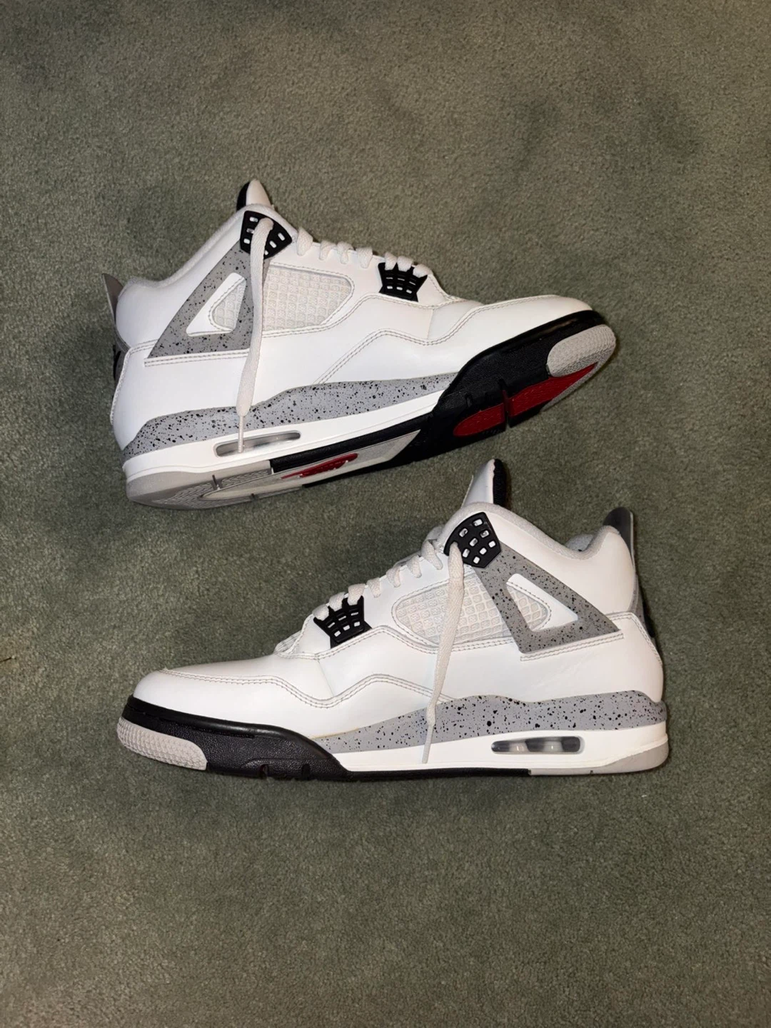 Nike Air Jordan 4 Retro White Cement US 11