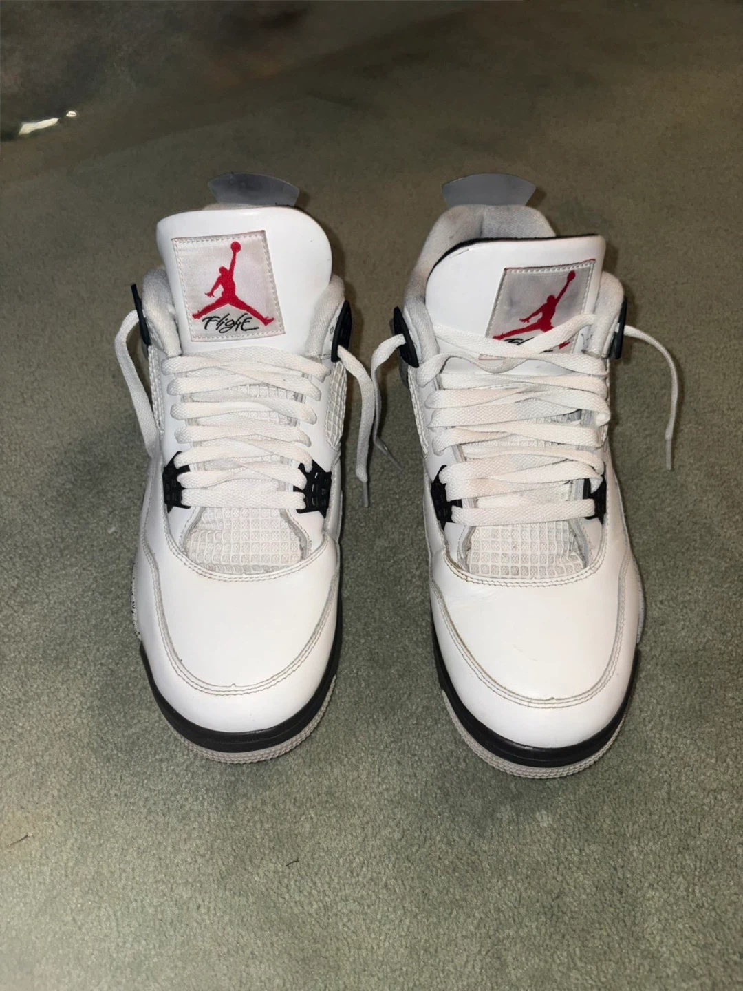 Nike Air Jordan 4 Retro White Cement US 11 - photo 3