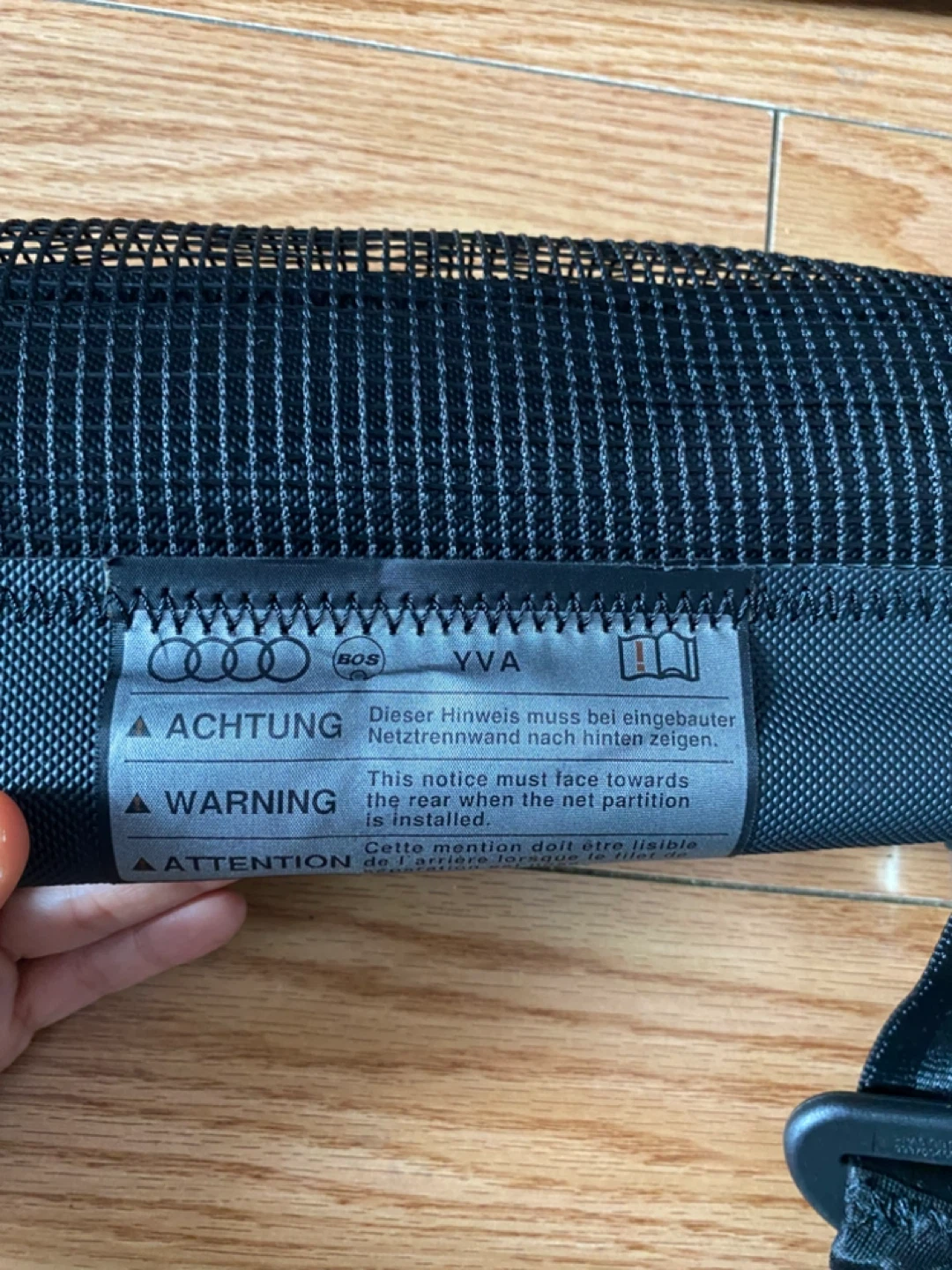 Brand New Audi Original Rear Seat Pet Safety Barrier - photo 4