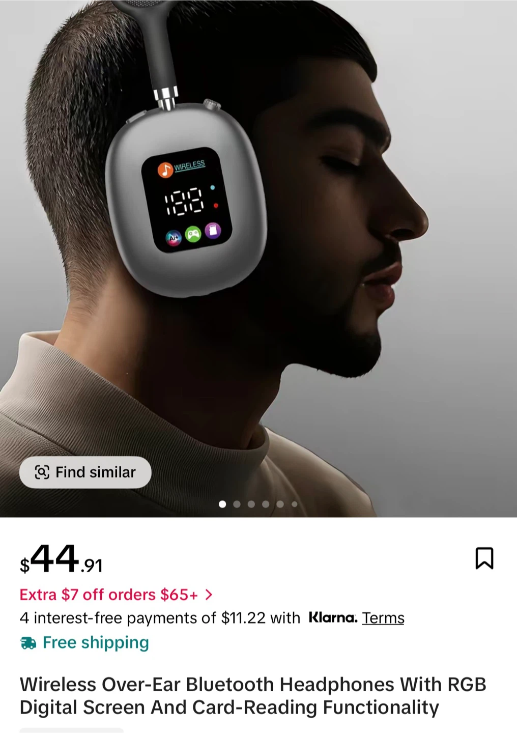AKZ Max600 Wireless Headset - Like New!