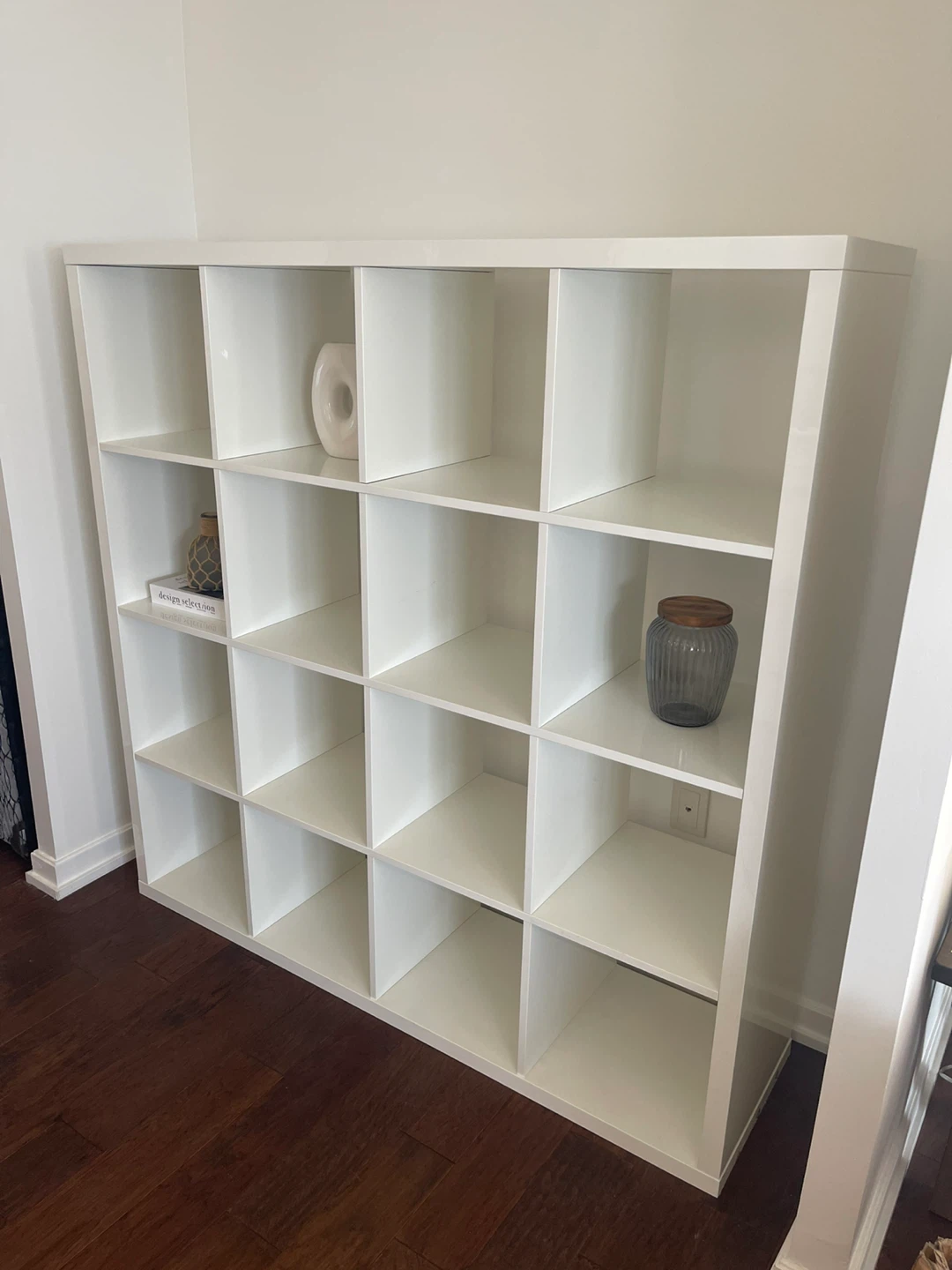IKEA Kallax Shelf Unit - High Gloss White