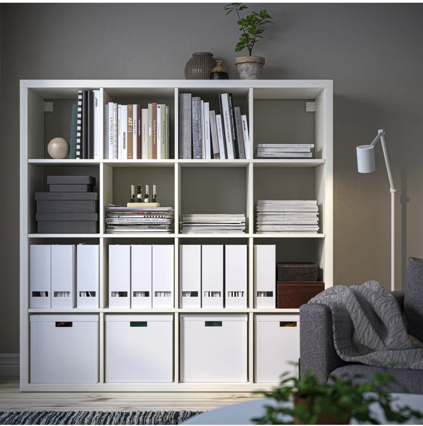 IKEA Kallax Shelf Unit - High Gloss White - photo 3