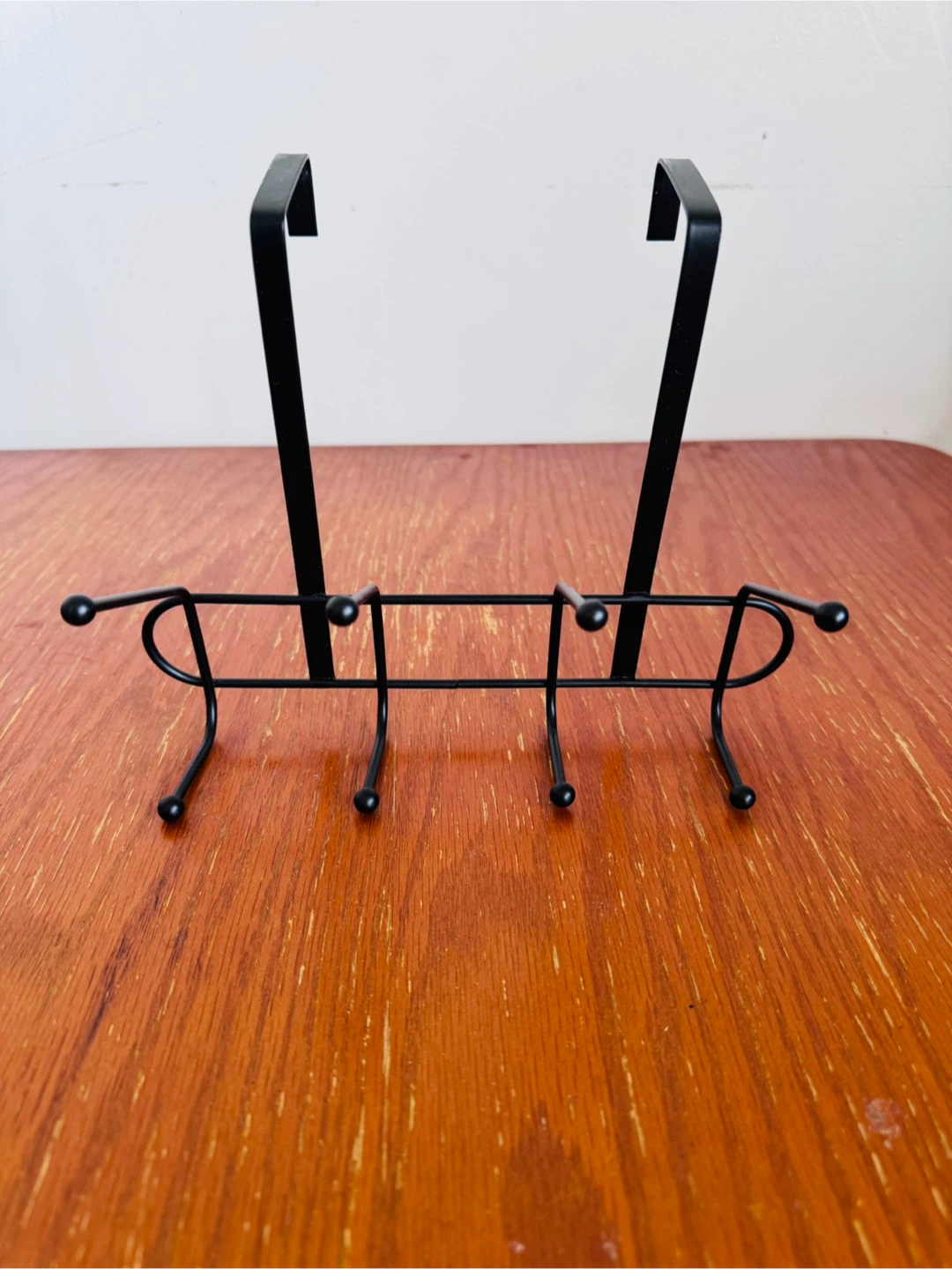 Over the Door Hook Rack - Black - photo 2