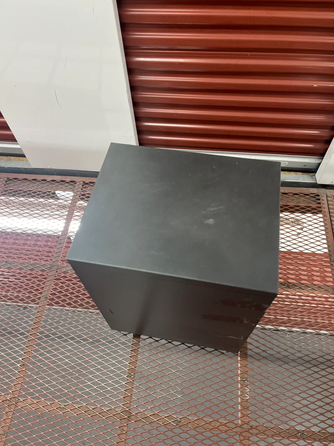 Black 3-Drawer Rolling File Cabinet - photo 3