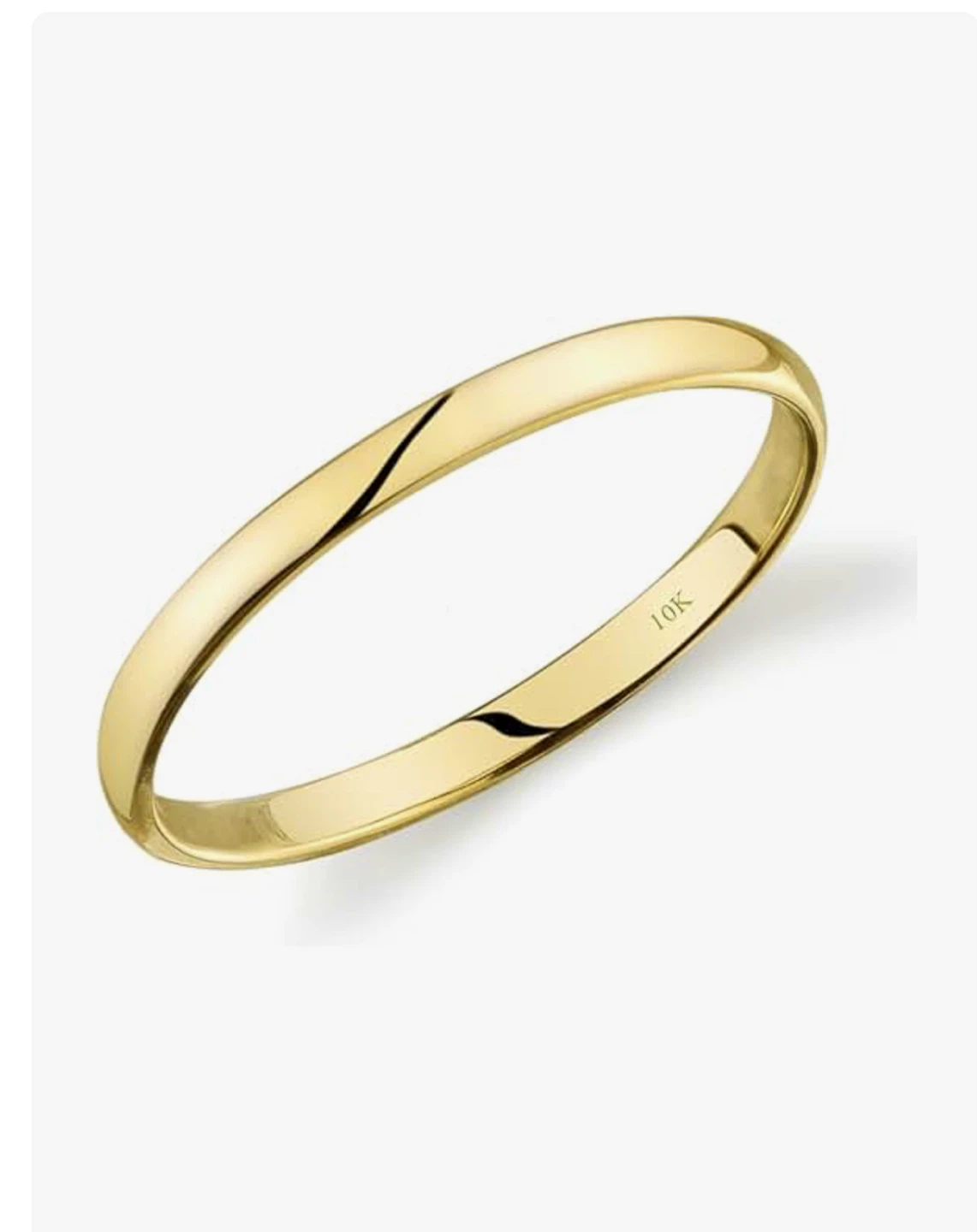 10K Gold Ring. Size 8