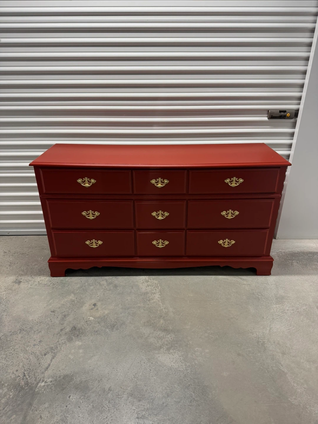 🚨Free Delivery NJ/NY Red Pepper Solid Wood Dresser - 9 Drawers