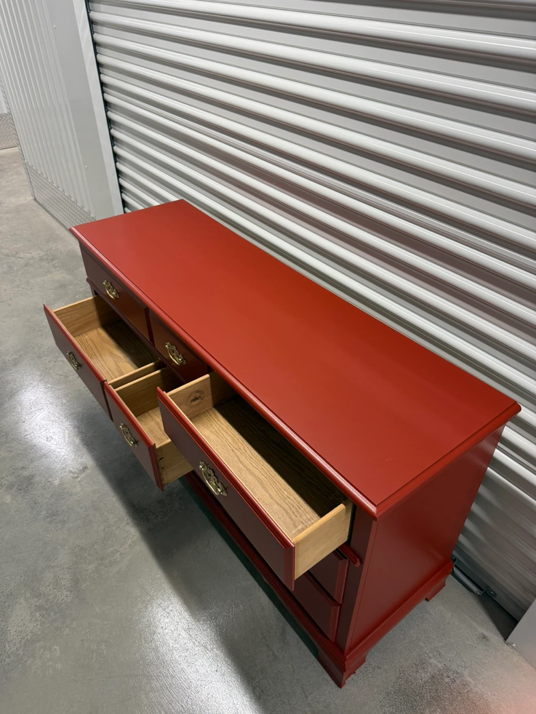 🚨Free Delivery NJ/NY Red Pepper Solid Wood Dresser - 9 Drawers - photo 4