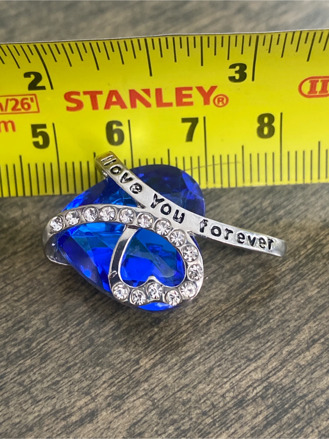 Blue Heart Crystal Pendant - Love You Forever - photo 5