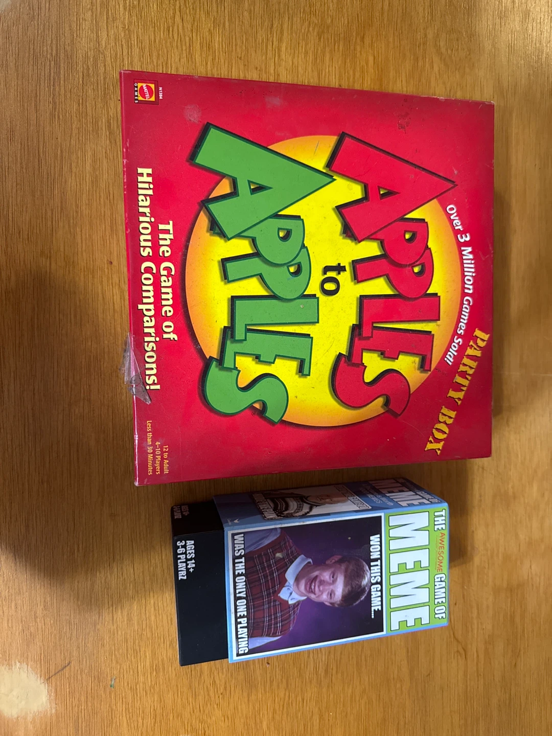 Apples to Apples & What Do You Meme? Game Bundle