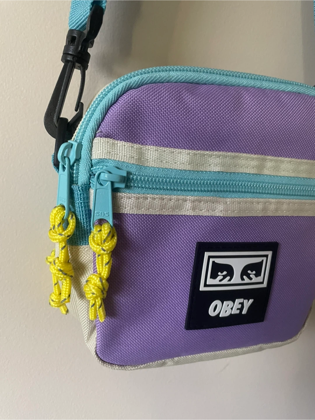 Obey Purple Mini Crossbody Bag - photo 3