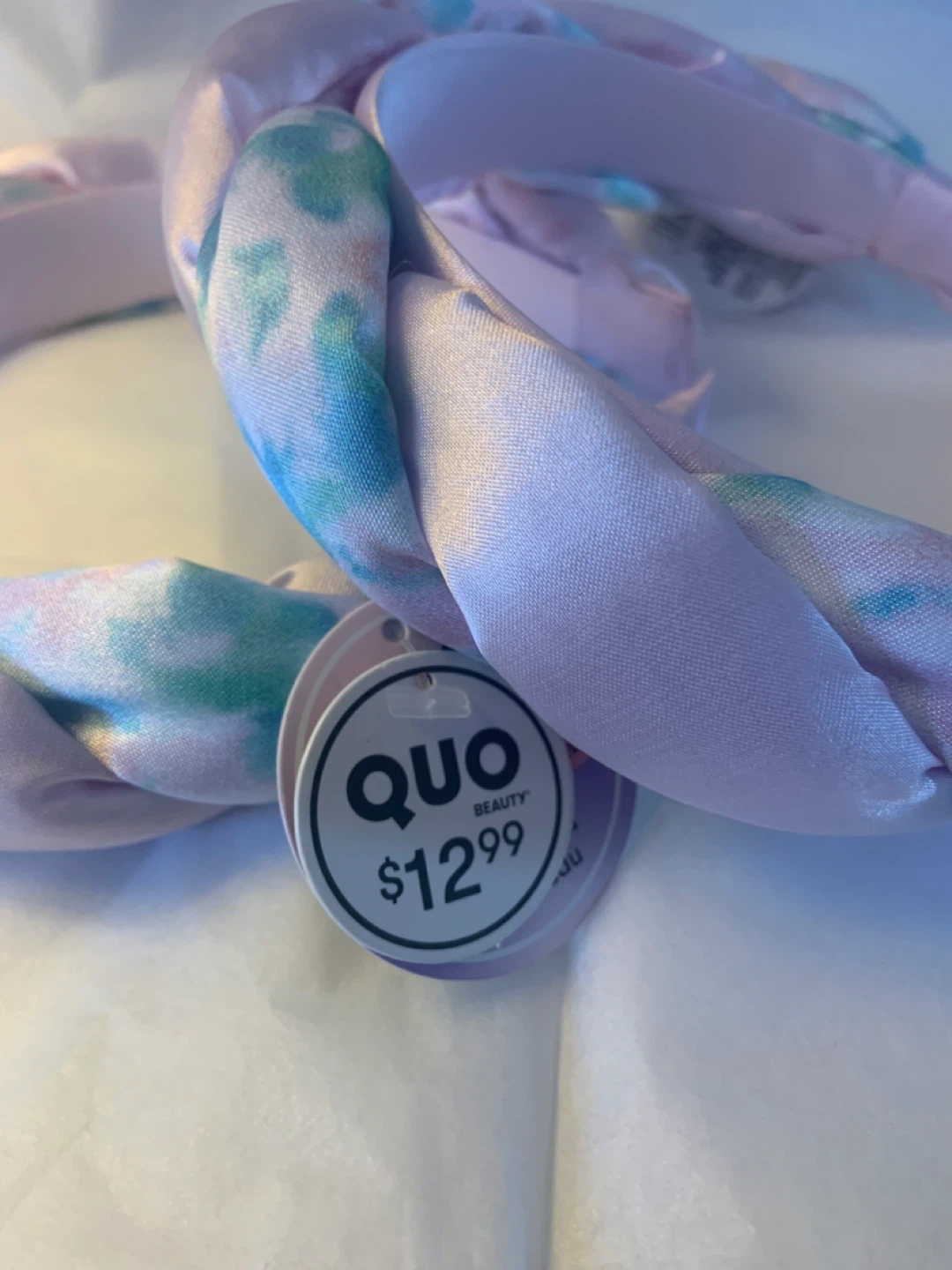 NEW Quo Braided Headband - Lilac & Blue - photo 3