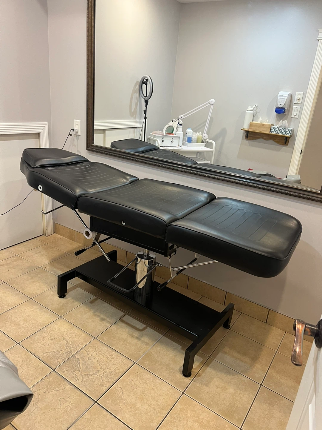 Black Adjustable Treatment Table - FREE