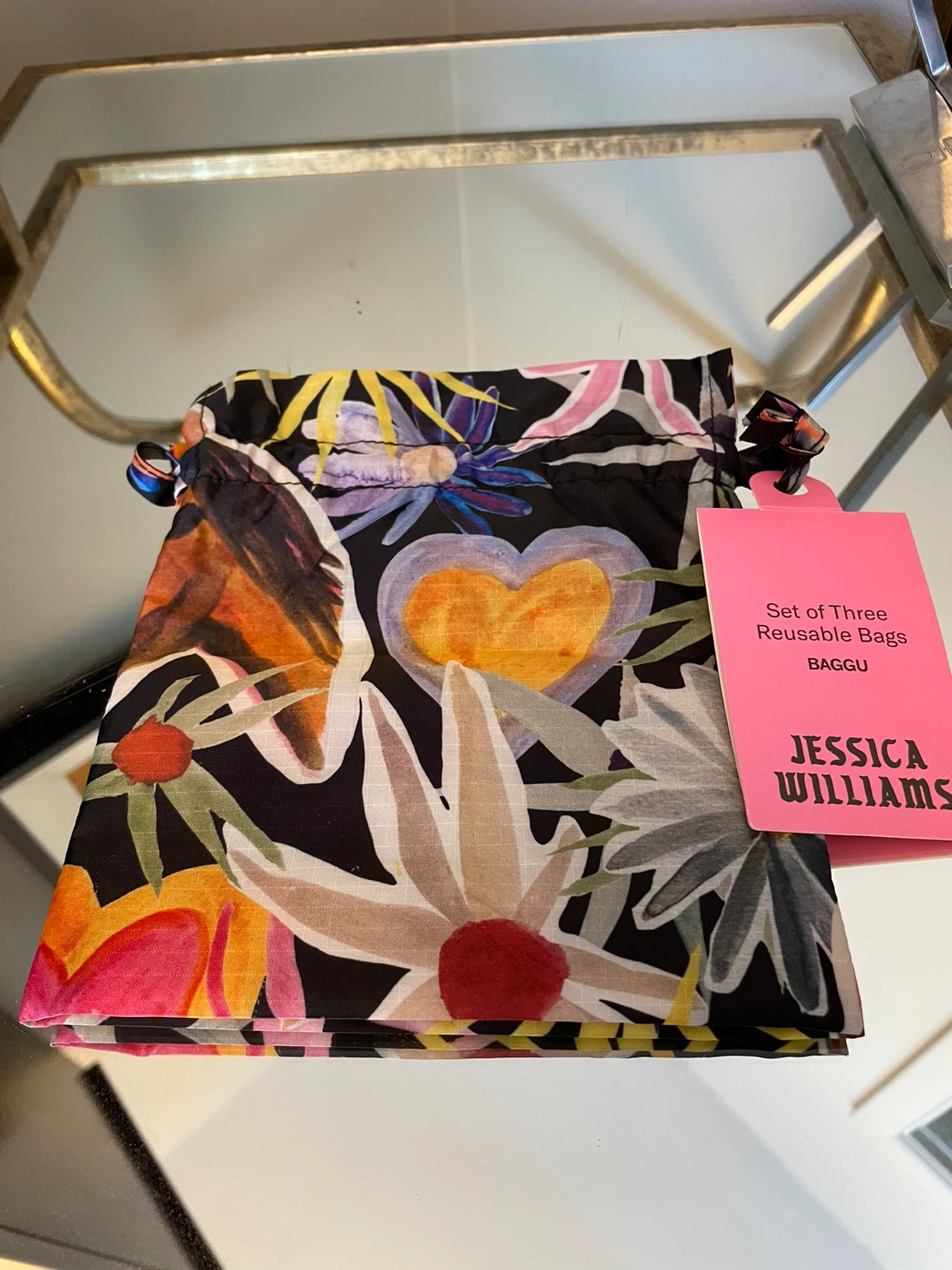 Baggu Storage Bag for 3  reusable bags NEW - photo 3
