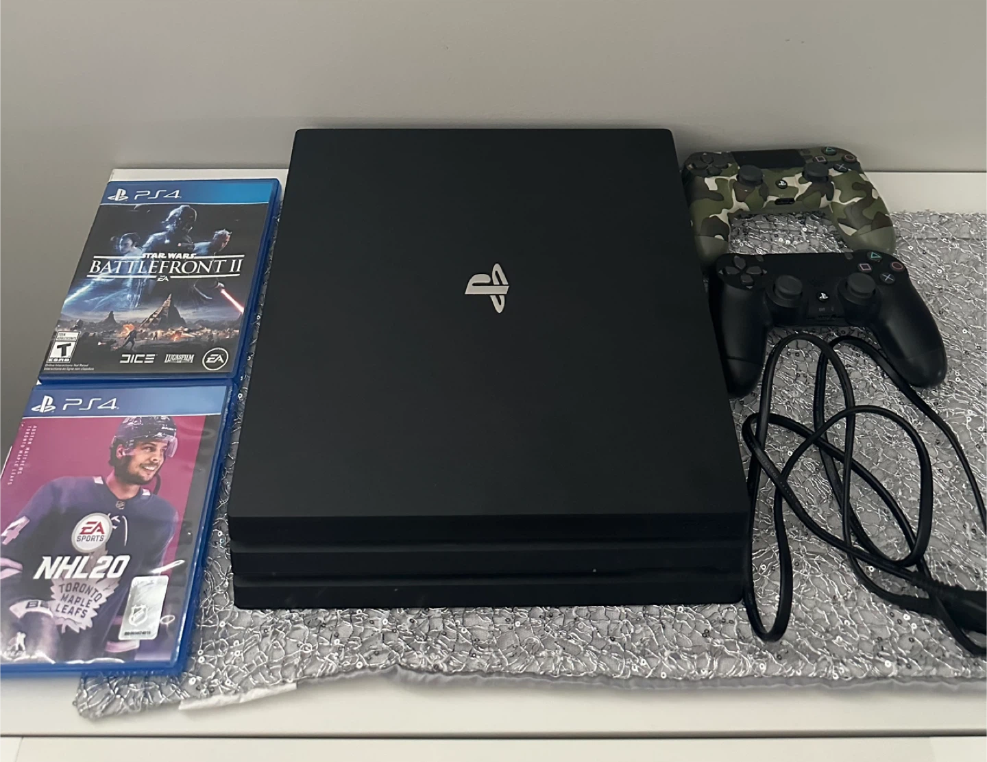 PlayStation 4 Pro Console 1Tb with Games & Controllers