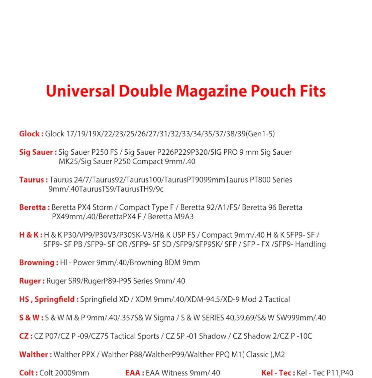 Universal Double Magazine Pouch - photo 4