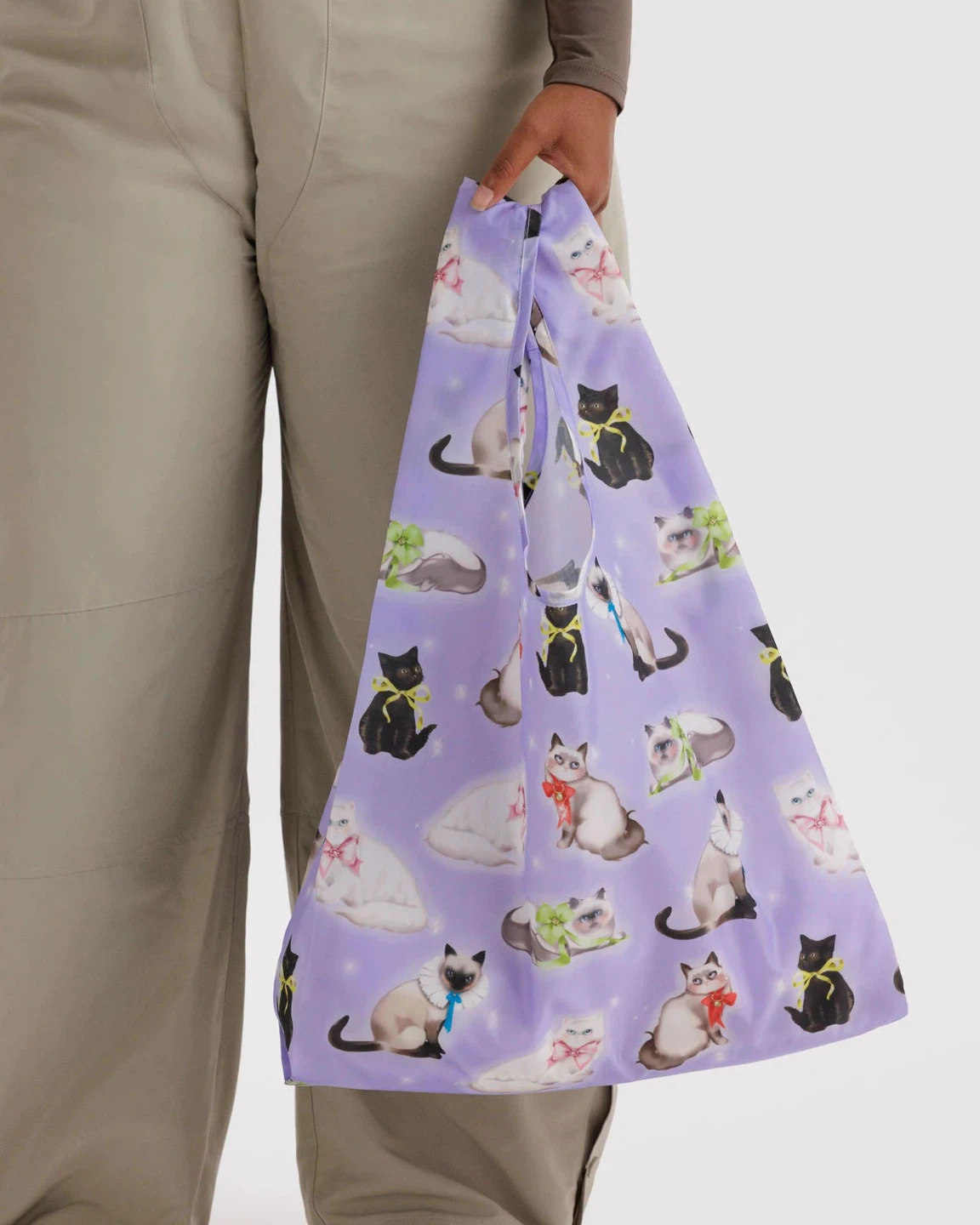 Baggu Standard Sized Reusable Bag Fancy Cats NEW - photo 3