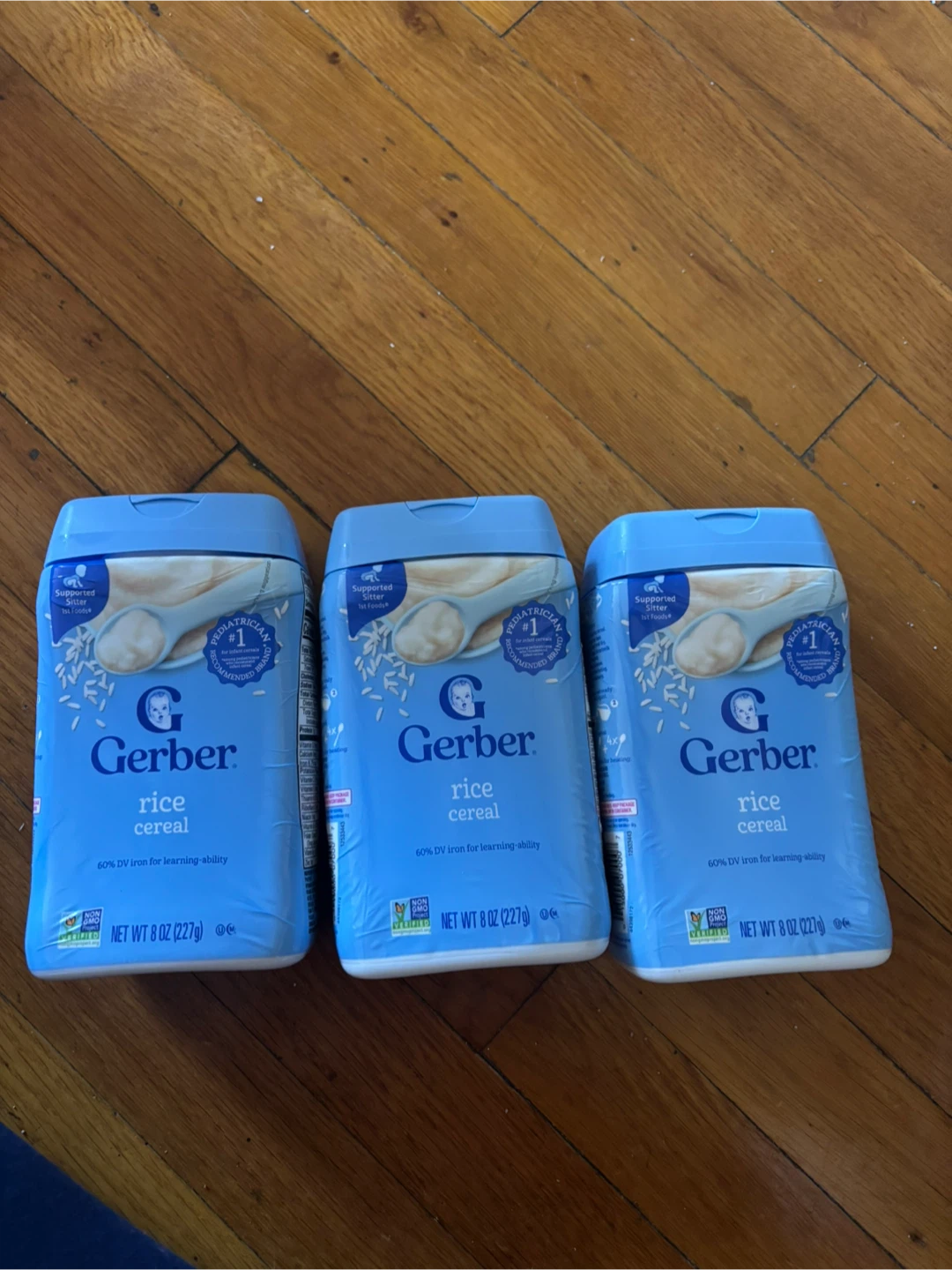 Gerber Rice Cereal - 3 x 8oz Containers