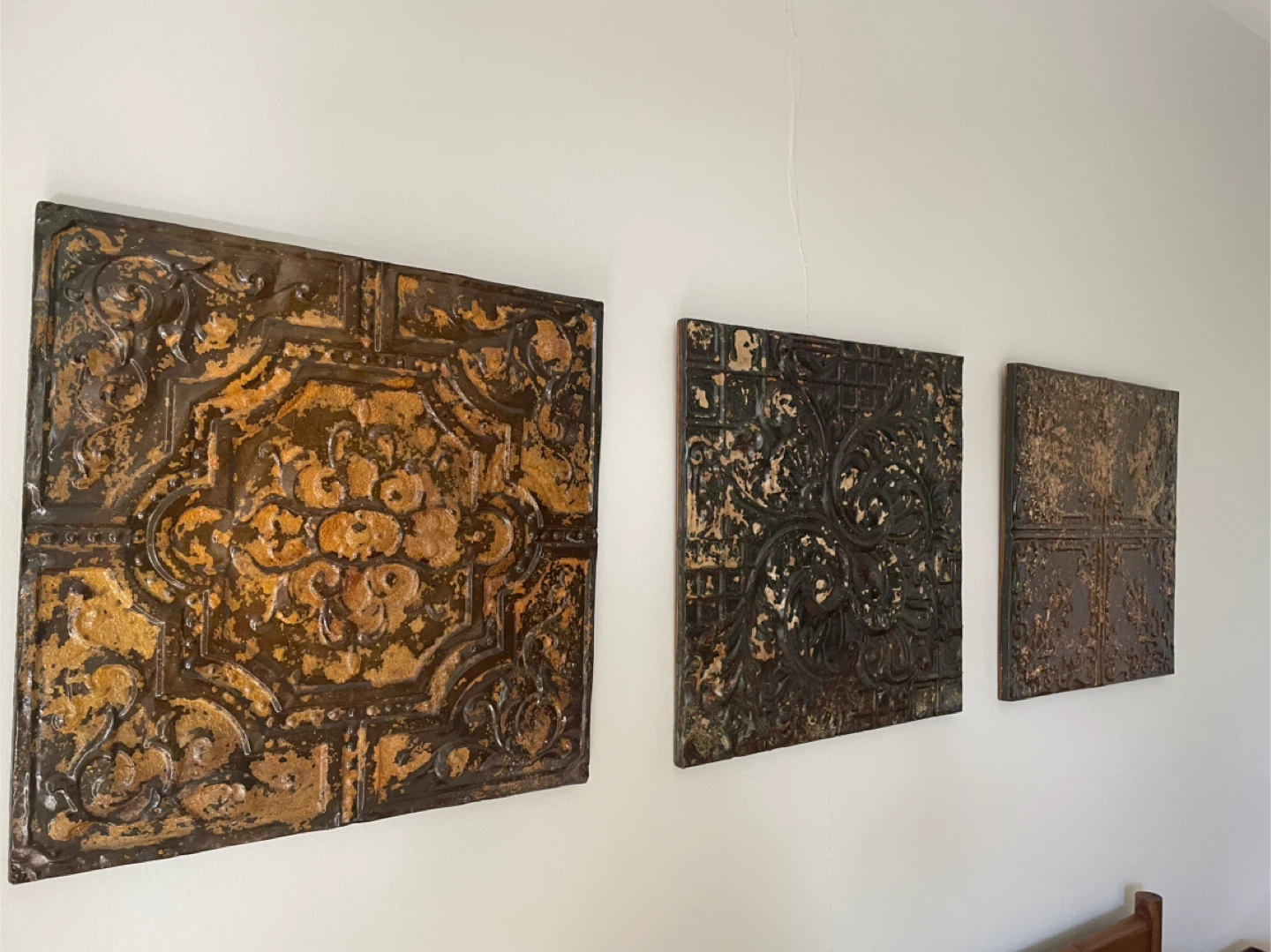 Embossed Tin Wall Panels (3 available) - photo 2