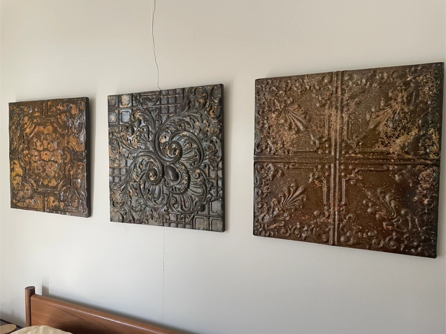 Embossed Tin Wall Panels (3 available)
