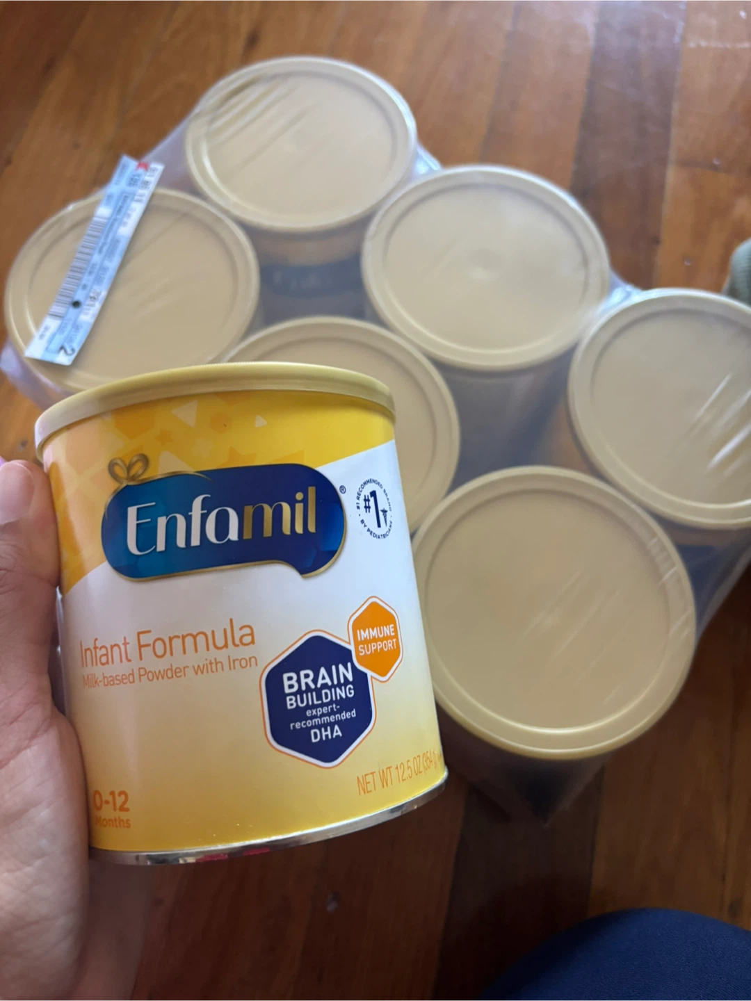 Enfamil Infant Formula Milk-based Powder with Iron (6 cans)