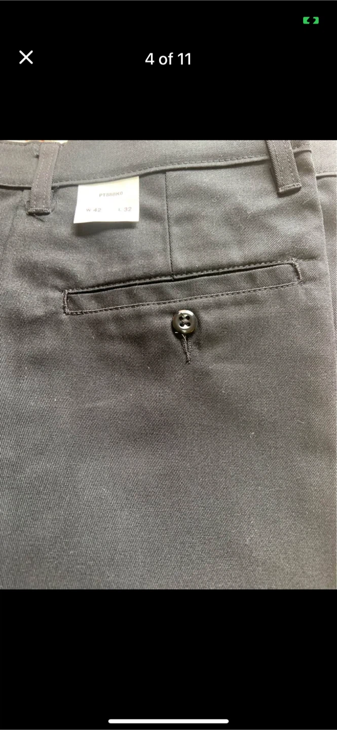 NEW Red Kap Men's Industrial Cargo Pants Size W42 L32 Black - photo 5