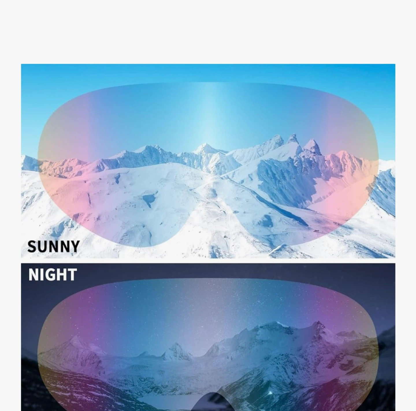 Coolon Ski Goggles - Bendable TPU Frame, UV Protection, Anti-Fog - photo 5
